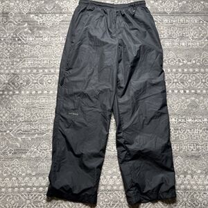 Vintage Nike Track Pants Mens Large Black Windbreaker Vented Hip Hop Y2K Baggy